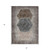 3' X 5' Chocolate And Taupe Geometric Washable Indoor Outdoor Area Rug