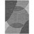 5' X 8' Gray And Black Geometric Washable Indoor Outdoor Area Rug