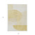 5' X 8' Gold Wheat And Ivory Geometric Washable Indoor Outdoor Area Rug
