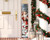 48" Red And White Solid Wood Christmas Santa Porch Sign