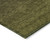 5' X 8' Olive Green And Charcoal Abstract Washable Indoor Outdoor Area Rug