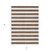 3' X 5' Chocolate Striped Washable Non Skid Indoor Outdoor Area Rug