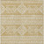 3' X 5' Gold And Ivory Southwestern Washable Indoor Outdoor Area Rug