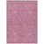 5' X 8' Blush And Ivory Geometric Washable Indoor Outdoor Area Rug Transitional Style - Blush, Ivory Color