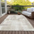 3' X 5' Beige Tan And Taupe Abstract Washable Indoor Outdoor Area Rug - Beige, Tan, Taupe