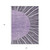 5' X 8' Purple Eggplant And Lavender Abstract Washable Indoor Outdoor Area Rug
