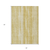 5' X 8' Gold Wheat And Ivory Botanical Leaves Washable Indoor Outdoor Area Rug