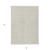 5' X 8' Beige And Ivory Geometric Washable Indoor Outdoor Area Rug Transitional Style - Beige, Ivory Color