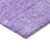 3' X 5' Lavender And Purple Striped Washable Indoor Outdoor Area Rug