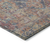3' X 5' Red Orange And Blue Oriental Washable Indoor Outdoor Area Rug