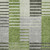 5' X 8' Green And Olive Green Striped Washable Indoor Outdoor Area Rug