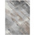5' X 8' Taupe And Gray Striped Washable Indoor Outdoor Area Rug