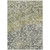 5' X 8' Olive Green And Gray Abstract Washable Indoor Outdoor Area Rug - 880016838244