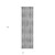 8' Runner Gray Geometric Washable Non Skid Indoor Outdoor Runner Rug - Gray