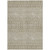 5' X 8' Taupe Green And Ivory Tribal Washable Indoor Outdoor Area Rug