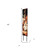42" Black Tan And Orange Solid Wood Squirrels Garden Stake