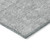 5' X 8' Gray Silver And Ivory Floral Washable Indoor Outdoor Area Rug