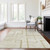 5' X 8' Beige Tan And Taupe Geometric Washable Indoor Outdoor Area Rug