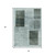 3' X 5' Teal Blue And Gray Geometric Washable Indoor Outdoor Area Rug - Teal Blue, Gray