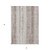 3' X 5' Taupe And Ivory Striped Washable Indoor Outdoor Area Rug