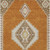 3' X 5' Copper Brown And Ivory Oriental Washable Indoor Outdoor Area Rug