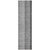 8' Runner Gray Striped Washable Non Skid Indoor Outdoor Runner Rug