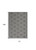 6' X 9' Dark Gray And Light Gray Geometric Indoor Outdoor Area Rug