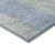 5' X 8' Denim Blue And Gray Abstract Washable Indoor Outdoor Area Rug - Denim Blue, Gray