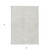 3' X 5' Ivory Washable Indoor Outdoor Area Rug
