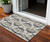 3' X 5' Black Beige And Gold Oriental Washable Indoor Outdoor Area Rug