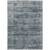 3' X 5' Denim Blue And Ivory Striped Washable Indoor Outdoor Area Rug - 880016384505