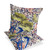 Set of Two 16" X 16" Blue and Yellow Butterfly Blown Seam Floral Indoor Outdoor Throw Pillow - 606114836193