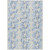 3' X 5' Sky Blue And Ivory Abstract Washable Indoor Outdoor Area Rug - Sky Blue, Ivory
