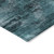 3' X 5' Teal Blue Aqua And Gray Abstract Washable Indoor Outdoor Area Rug Transitional Style - Teal Blue, Aqua, Gray Color