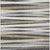 5' X 8' Gray Ivory And Beige Striped Washable Indoor Outdoor Area Rug