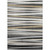 5' X 8' Gray Ivory And Beige Striped Washable Indoor Outdoor Area Rug