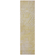 8' Runner Wheat Abstract Washable Non Skid Indoor Outdoor Runner Rug