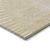 8' Runner Wheat Abstract Washable Non Skid Indoor Outdoor Runner Rug