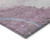 5' X 8' Mauve And Pink Abstract Washable Indoor Outdoor Area Rug