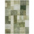 5' X 8' Sage And Fern Green Geometric Washable Indoor Outdoor Area Rug