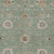 5' X 8' Artichoke Green Ivory And Coral Floral Washable Indoor Outdoor Area Rug