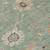 5' X 8' Artichoke Green Ivory And Coral Floral Washable Indoor Outdoor Area Rug
