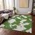 5' X 8' Green And Ivory Abstract Washable Indoor Outdoor Area Rug - Green, Ivory