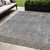 5' X 8' Taupe And Ivory Abstract Washable Indoor Outdoor Area Rug - 880016430813