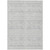 5' X 8' Silver And Ivory Southwestern Washable Indoor Outdoor Area Rug