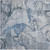 2' X 3' Blue and Gray Abstract Washable Non Skid Indoor Outdoor Area Rug Transitional Style - Blue, Gray Color