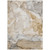 5' X 8' Beige Abstract Washable Non Skid Indoor Outdoor Area Rug Transitional Style - Beige Color