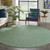 8' Blue Round Indoor Outdoor Area Rug