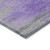 3' X 5' Purple Gray And Charcoal Abstract Washable Indoor Outdoor Area Rug