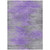 3' X 5' Purple Gray And Charcoal Abstract Washable Indoor Outdoor Area Rug